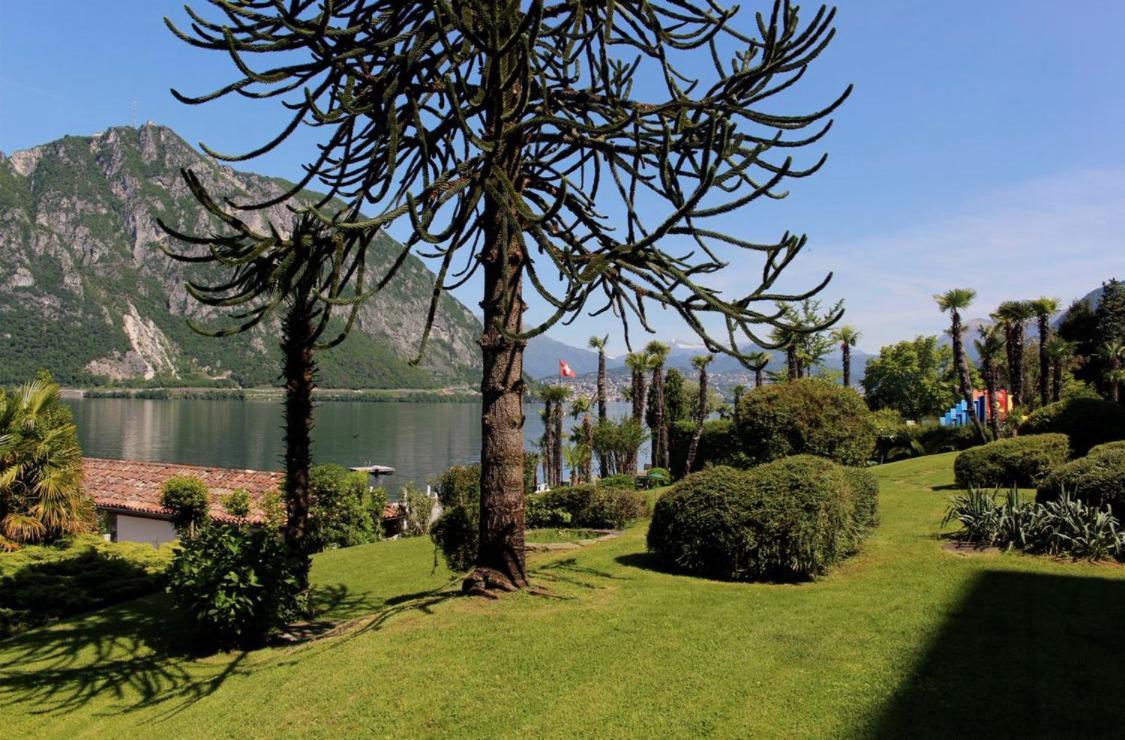 Holiday On The Lake Lugano Bissone Exterior foto